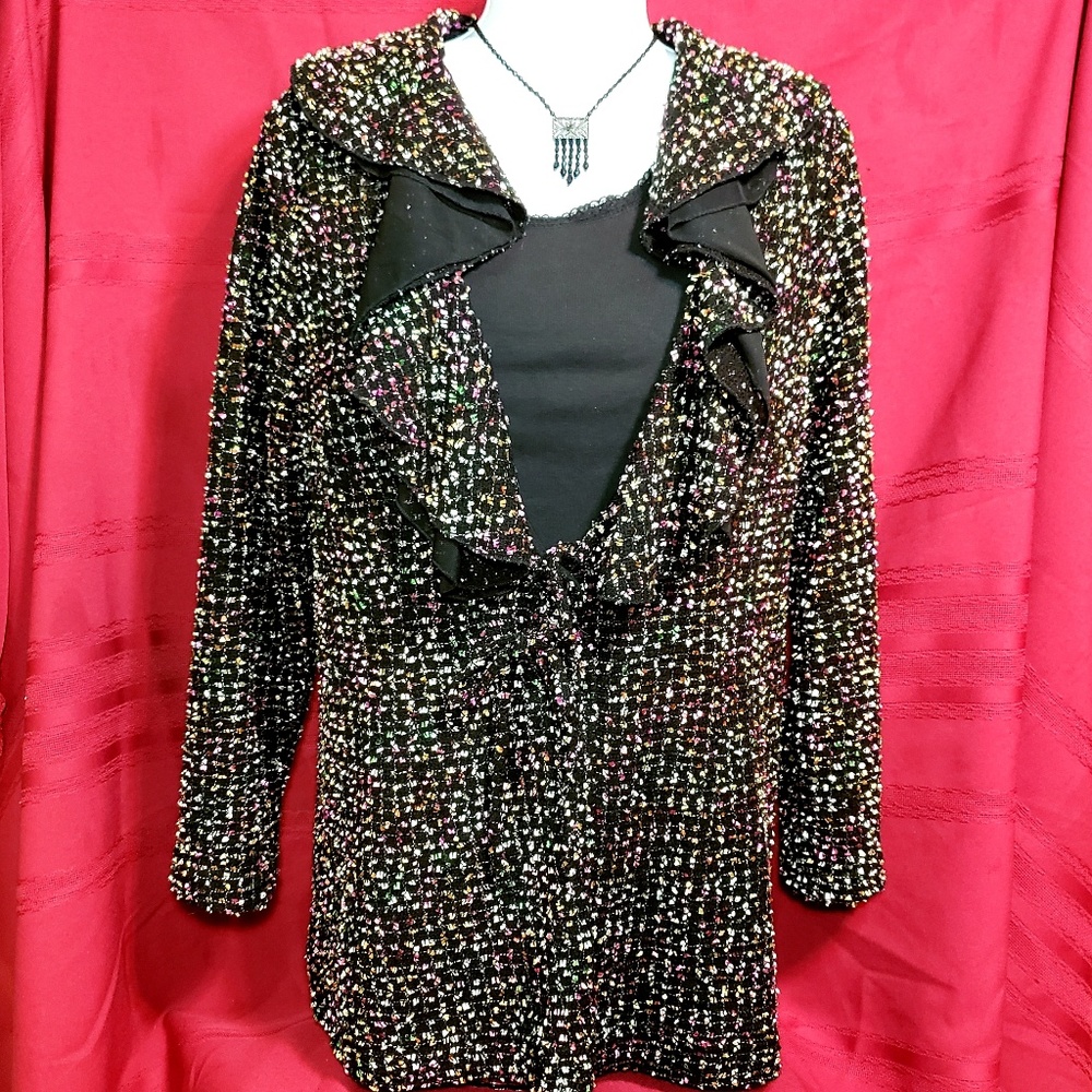 Mishca Ruffled Cardigan
